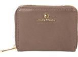Marc Picard Pelle Portafoglio Umbria Zip Wallet Taupe Grigio Talpa