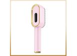 Inf Spazzola Massaggiante Elettrica Per Cuoio Capelluto Con Terapia Luce Rossa/Blu E Vibrazione Rosa
