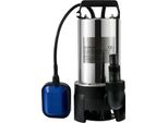 Succebuy Pompa Sommersa Per Acqua, 1100 W, 20000 L/H, Con Cavo Da 10 M E Interruttore A Galleggiante Automatico, Portatile In Acciaio Inox Per Acqua Pulita/Sporca, Drenaggio Di Allagamenti, Laghetti Da Giardino