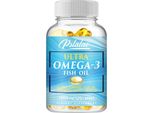 Ultra Omega-3 Olio Di Pesce 2000Mg (120 Capsule) Integratore Alimentare, Ossa, Articolazioni, Cuore, Cervello, Salute, Potenza, Epa E Dha