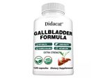 Formula Per La Cistifellea (120 Capsule) Integratore Alimentare, Bile, Digestione, Sali Biliari, Enzimi Digestivi, Sistema Immunitario, Fegato, Salute Della Bile