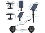 Luci Solari Alimentate Dello Stagno Luci Solari Subacquee Dello Stagno IP68 Impermeabile Luci Led Sommergibili Per Acquario Serbatoio Giardino Piscina Fontana