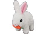 Coniglietto Realistico, Peluche, Interattivo, Elettronico, Rimbalzante Con Suoni E Orecchie A Sventola