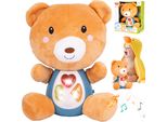 Gioco Da Colorare Mascotte Orsacchiotto Di Peluche Gioco Interattivo Educativo Di Canto Per Bambini Marrone Dai 18 Mesi In Su Regalo