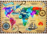 Bluebird Puzzle: Puzzle Colorato Con Mappa Del Mondo - 2000 Pezzi