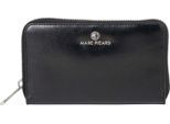 Marc Picard Pelle Portafoglio Firenze Zip Wallet Black Nero