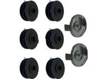 Inf RAC123 Bobina Di Ricambio ×6 + RAC122 Coperchio ×2 Per Ryobi