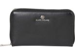 Marc Picard Pelle Portafoglio Umbria Zip Wallet Black Nero