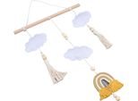 Baby Bed Cartoon Cloud Toys Newborn Crib Mobile Rattle Bed Bell Rotating Rattle Decorazione