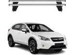 Portapacchi Menabo Per Subaru Xv 2011-2018 Traversa Abe Grigio Alluminio