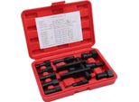 10Pcs Moto Cieco Interno Cuscinetto Estrattore Strumento Alta Durezza Inserire Interno Cuscinetto Rimozione Strumento Set 8 A 25MM