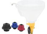 Kit Di Riempimento Del Sistema Di Raffreddamento Del Motore A Prova Di Fuoriuscita Dell'imbuto Di Ricarica Del Liquido Di Raffreddamento Del Radiatore Con 3 Adattatori Di Ricambio Per Ford