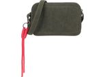 Fritzi Aus PreußEn Borsa A Tracolla Jony Suede Jacky Cross Bag Dark Olive Verde Scuro
