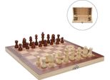Jayseuw Set Scacchi 29X29 Cm Scacchiera Pieghevole In Legno Pezzi Scacchi 3 In 1 Backgammon Gioco Da Tavolo Da Viaggio Gioco Di Strategia Per Bambini Adulti Famiglia In Viaggio