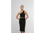 Urban Classics Abito Di Media Lunghezza Da Donna Ladies Cut Out Jersey Dress Nero Xs