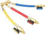 R134A R410A R22 R12 Tubi Flessibili Di Carica Set Di Tubi Flessibili Per Refrigeranti Con Valvola A Sfera Con Codice Colore Per La Manutenzione Hvac Ac