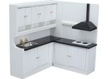 Casa Delle Bambole Cucina Fine Lavoro Modello In Miniatura Dolce Aspetto Moda Mobili In Legno