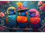 Puzzle Bluebird Puzzle Rainbow Parrots - 1000 Teile Bunter Puzzlespaß