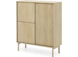 Cassettiera, Rovere Di Cremona, 103,5 X 121,8 X 39,5 Cm
