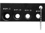 Strumento Per La Regolazione Della Distanza Tra Le Candele Universale 10 Mm 12 Mm 14 Mm 16 Mm Regolazione Del Polmone Con 32 Lame Nero