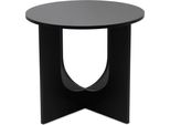 Tavolino Di Design In Nero - Circa 40 X 40 X 40 Cm - Tavolino Decorativo In Legno Da Divano Elegante