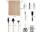 Set Di 13 Mini Attrezzi Da Giardinaggio Per Piante Grasse, Diserbo, Scavo, Trapianto, Cactus Nani, Bonsai, Attrezzi Manuali Da Giardino