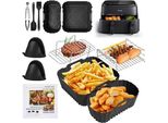Accessori Per Friggitrice Ad Aria Calda - Philips Airfryer Serie 3000/5000 Doppio Cestello 6 L/3 L Stampo In Silicone Cestello Per Grill Inserto Per Pinze