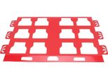 Piastra Di Montaggio Per Il Sistema Di Stoccaggio E Organizzazione Degli Utensili Base Metallica Di Ricambio Per Le Cassette Degli Attrezzi Milwaukee Packout Rosso