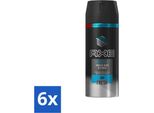 Axe - Deodorante Spray Per Il Corpo - 48Hrs Fresh - Ice Chill - Menta E Limone Congelati - 150 Ml - Value Pack - 6 Pezzi