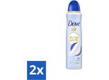 Dove - Deodorante - Spray Talco - Profumo Discreto - 150 Ml - Confezione Risparmio - 2 Pezzi