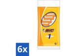 Bic - Lamette Da Barba - Monolama - Lame Monouso - 5 Lamette - Confezione Risparmio - 6 Pezzi