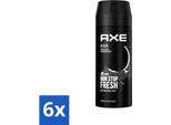Axe Deodorant Bodyspray Nero 150 Ml - Confezione Risparmio - 6 Pezzi
