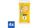 Bic - Lamette - Sensitive - Monolama - Lame Usa E Getta - 5 Lamette - Confezione Risparmio - 4 Pezzi
