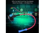 10Pcs Auto Aggiungi Circuito Fusibile Tap Adapter 15A Micro Mini Blade Fuse Holder