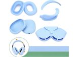 Inf Airpods Max 5-In-1: Custodia Protettiva In Silicone, Set Completo Azzurro