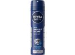 Nivea Men Deodorante Spray Protect & Care 150 Ml - 1 Pezzo