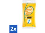 Bic - Lamette - Sensitive - Monolama - Lame Usa E Getta - 5 Lamette - Confezione Risparmio - 2 Pezzi