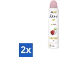 Dove - Deodorante - Spray Go Fresh - Melograno - Fragranza Fruttata - 250 Ml - Confezione Risparmio - 2 Pezzi
