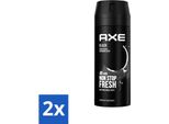 Axe Deodorant Bodyspray Nero 150 Ml - Confezione Risparmio - 2 Pezzi