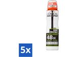 L'oréAl Uomo Expert Shirt Protect - Deodorante - 150 Ml - Deodorante Spray - Confezione Risparmio - 5 Pezzi
