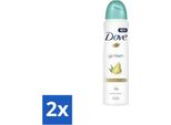 Dove - Deodorante - Spray Go Fresh Pear & Aloe - Fragranza Fresca E Curativa - 250 Ml - Confezione Risparmio - 2 Pezzi