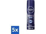 Nivea Men Deodorant Spray Cool Kick 150 Ml - Confezione Risparmio - 5 Pezzi