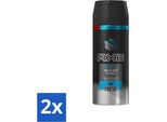 Axe - Deodorante Bodyspray - 48Hrs Fresh - Ice Chill - Frozen Mint & Lemon - 150 Ml - Confezione Risparmio - 2 Pezzi