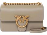 Pinko Borsa A Tracolla Love One Mini Dc Walnut - Antique Gold Grigio Talpa