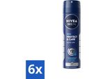Nivea Men Deodorant Spray Protect & Care 150 Ml - Confezione Risparmio - 6 Pezzi