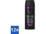 Axe Deodorante Spray Corpo Excite 150 Ml - Confezione Risparmio - 12 Pezzi