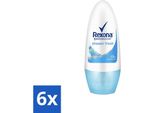 Rexona - Shower Fresh - Deodorante Roll-On - 50 Ml - Confezione Risparmio - 6 Pezzi