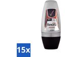 Rexona - Protezione Avanzata - Deo Roll-On - Antitraspirante - 50 Ml - Confezione Da 15 Pezzi
