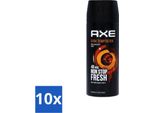 Axe Deodorant Body Spray Dark Temptation 150 Ml - Confezione Risparmio - 10 Pezzi