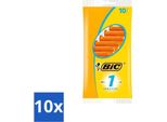 Bic - Lamette - Sensitive - Monolama - Lame Usa E Getta - 10 Lamette - Confezione Risparmio - 10 Pezzi